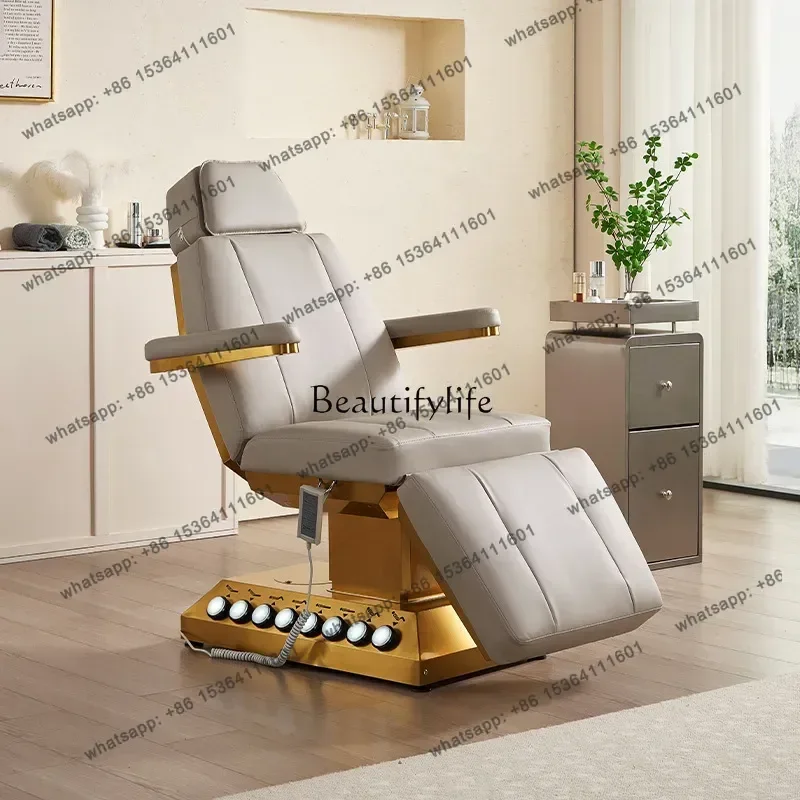 12Massage tattoo embroidery bed folding beauty salon special body automatic lifting electric beauty bed