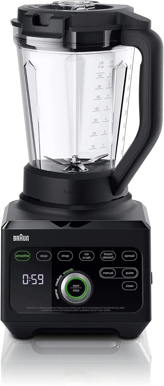 JB9040BK TriForce Power Blender 1600W, 68oz, iTexture Control,Black