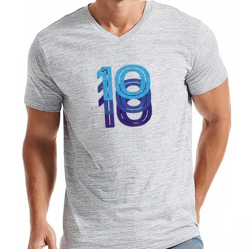 Number Red Block Lettering Number Player 13th T-Shirt Style Men Women Soft Printed Clothing Streetwear Graphic T Shirts