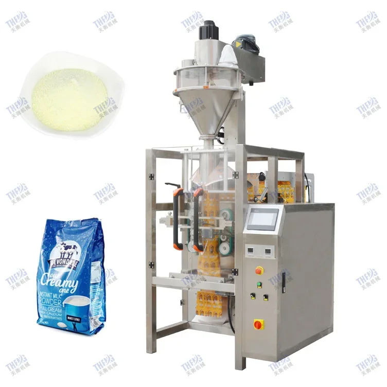 sachet chili powder packing machine powdered milk packing machine 3 side coffee powder sachets packing machine