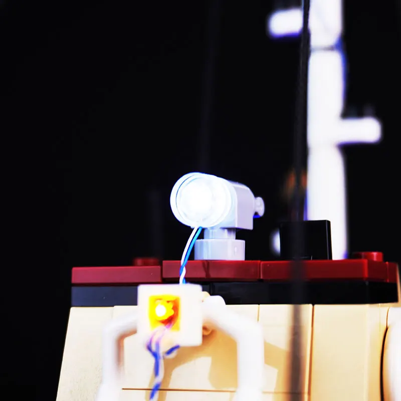 Kit de luz LED para LEGO 21350 mandíbulas, ideas de lámparas decorativas, regalo DIY (no incluye bloques de construcción, Kits de ladrillos, juegos de modelos)