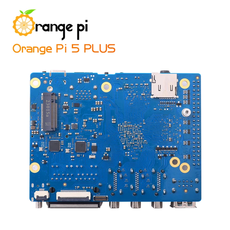 Orange Pi 5 Plus RK3588 8-rdzeniowy 64-bitowy 4/8/16/32 GB RAM Aluminiowa obudowa Moduł WiFi BT 256 GB Zasilacz EMMC dla OPI 5 Plus