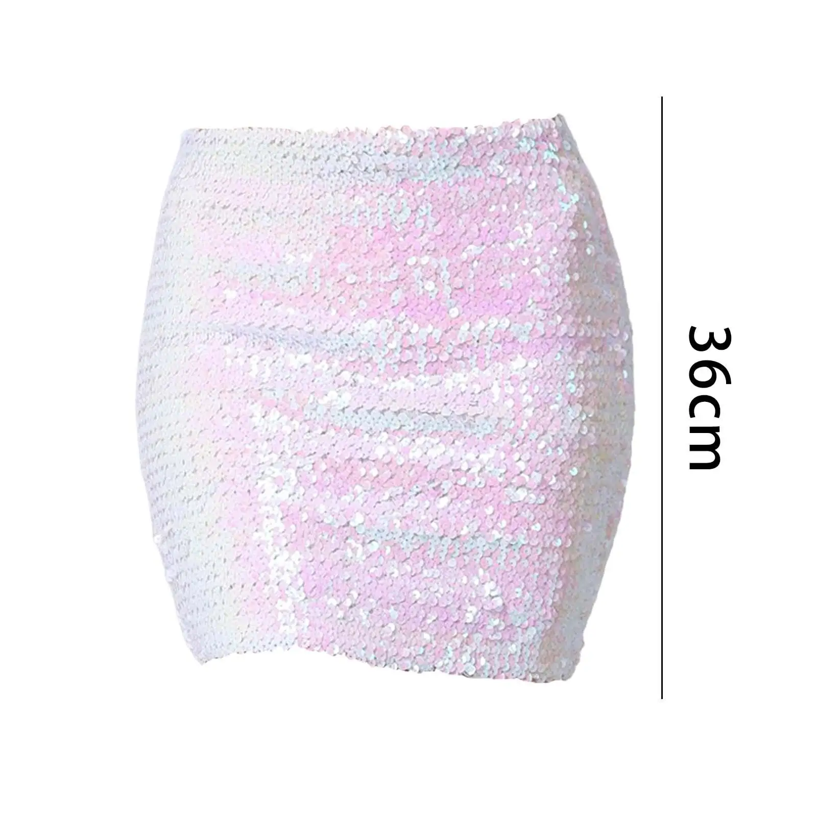 Fashion Bling Women Skirts Sequin Mini Skirt Pencil Skirt Short Wrap Skirt Streetwear Party