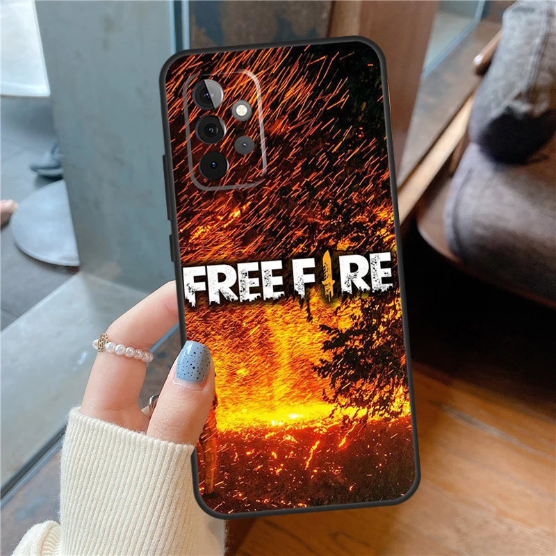 Custodia da gioco Fire gratuita per Samsung Galaxy A54 A34 A14 A32 A53 A13 A73 A33 A51 A71 A12 A22 A52 A72 custodia