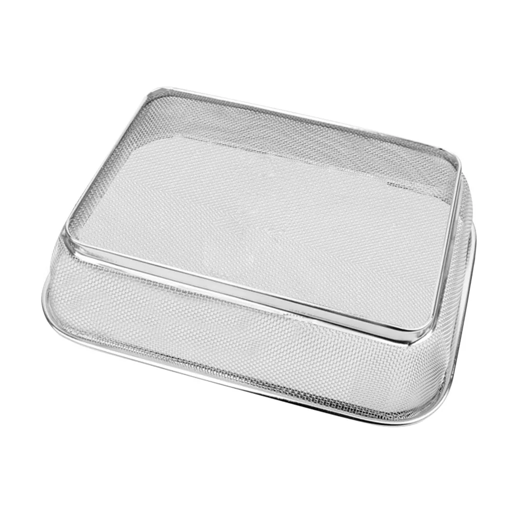 

Stainless Steel Colander Large Size Fine Mesh Drain Tray for Vegetable Fruit Rice Washing Kitchen Utensil Strainer