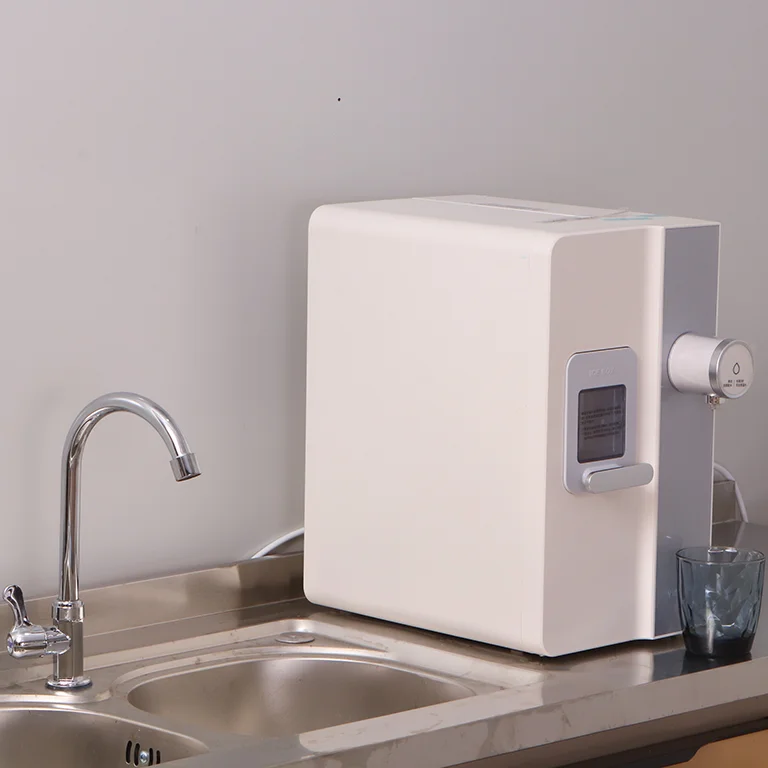 

Electric DC Tube Hot & Cold Water Purifier Stand Mount Reverse Osmosis System Alkaline Dispenser Household Plastic Housing