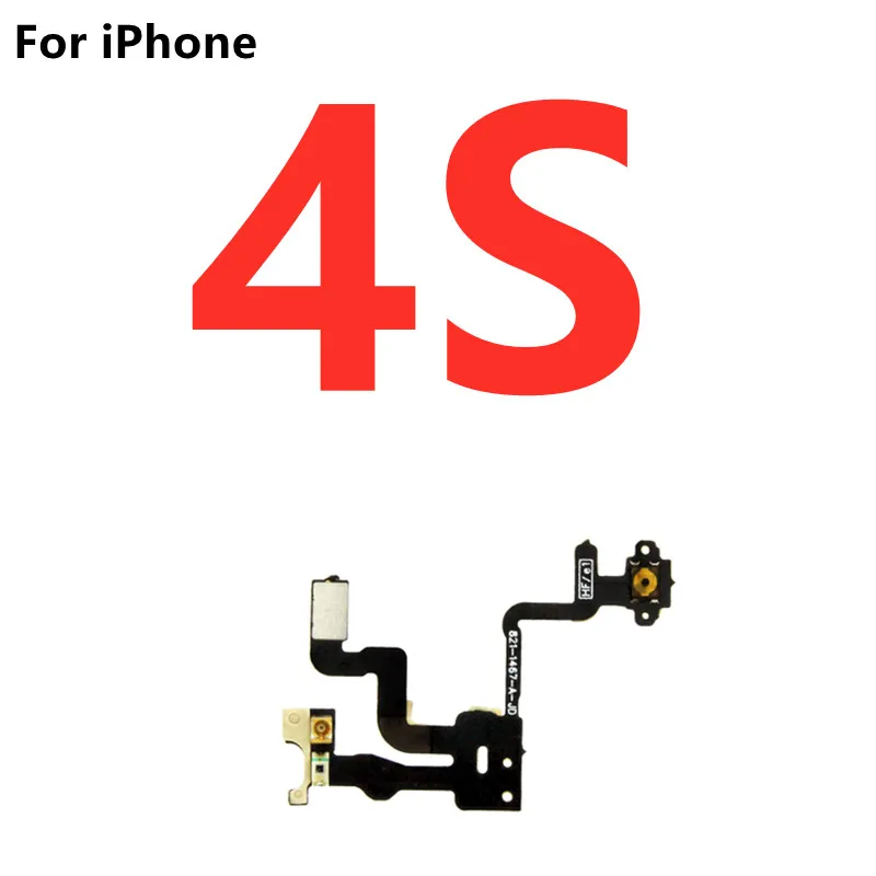 On / Off Flex Cable For IPhone 4S 4 4G Power Button Switch Volume Button Mute Ribbon Cable