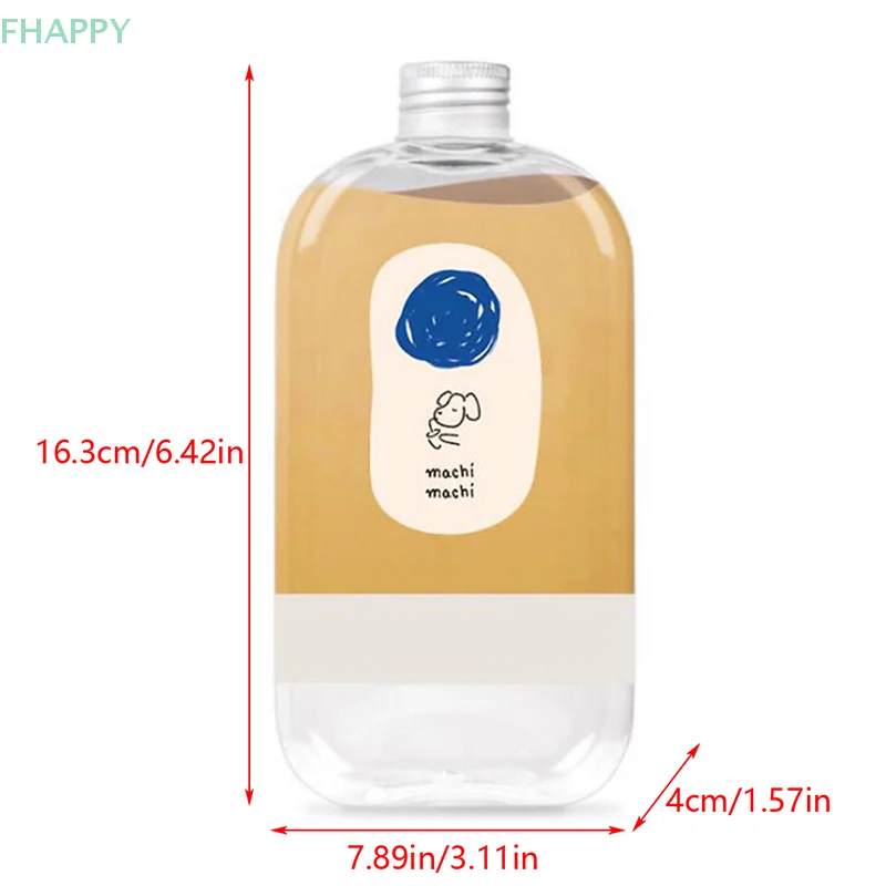 Bottiglie di plastica per contenitori per bevande bottiglia d'acqua in plastica con tappo per coperchi