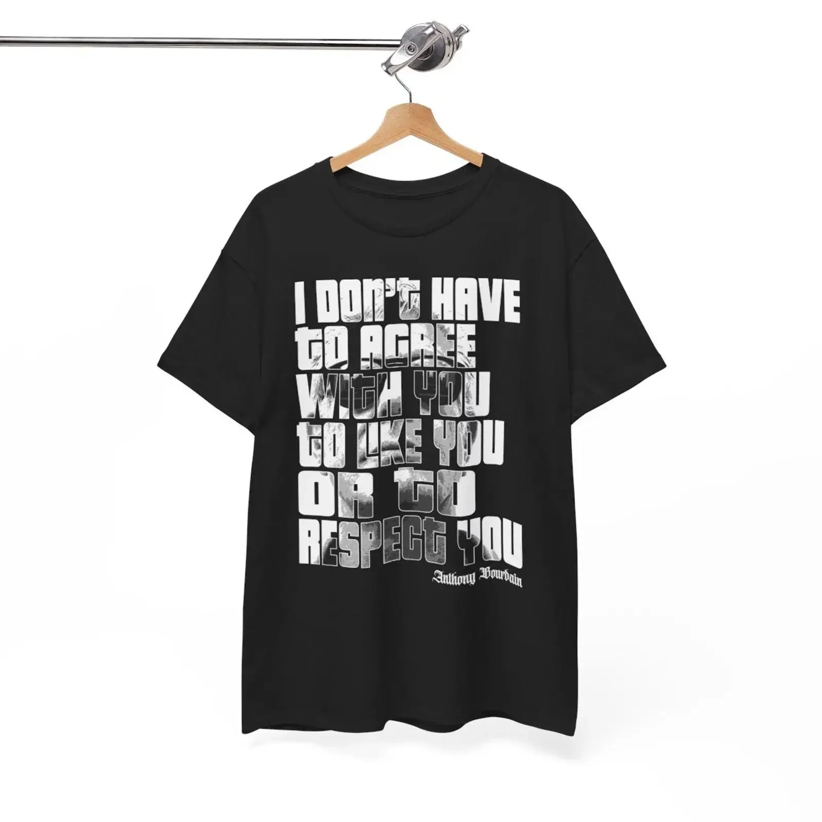 Anthony Bourdain Sarcastic Satire Meme Quotes Chef Culinary Funny T Shirt vintage Washed designer clothes Casual Unisex
