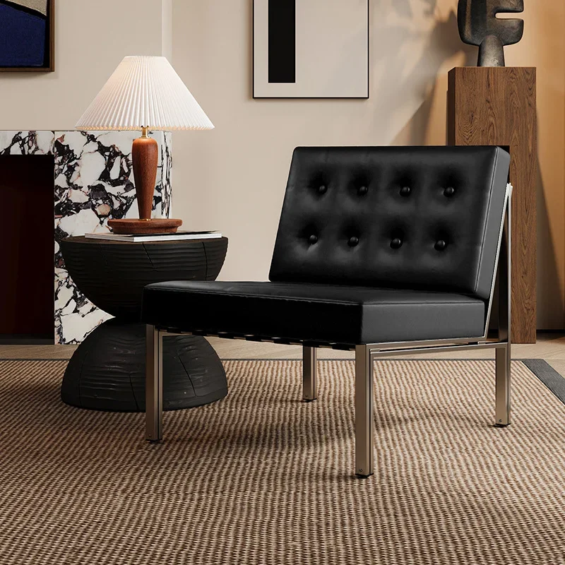 Luxury Accent Living Room Chairs Ergonomic Modern Relax Sofa Living Room Chairs Italian Design Home Furniture Cadeiras LLLC image 2