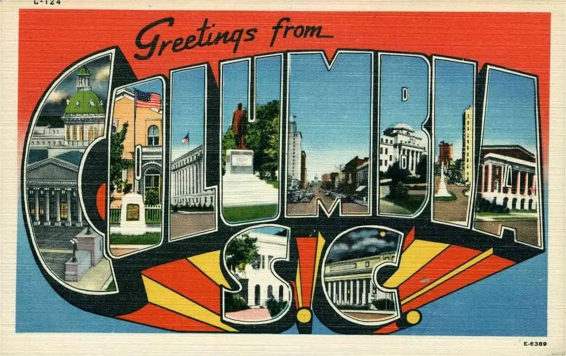 M1,TYmall Muroanmi Ретро Металлические Оловянные Вывески Винтаж Открытка, Приветствие Колумбии, Южная Каролина, Капитол, Большая Буква Дім L M1,TYmall Muroanmi Ретро Металлические Оловянные Вывески Винтаж Открытка, Приветствие Колумбии, Южная Каролина, Капитол, Большая Буква Дім L