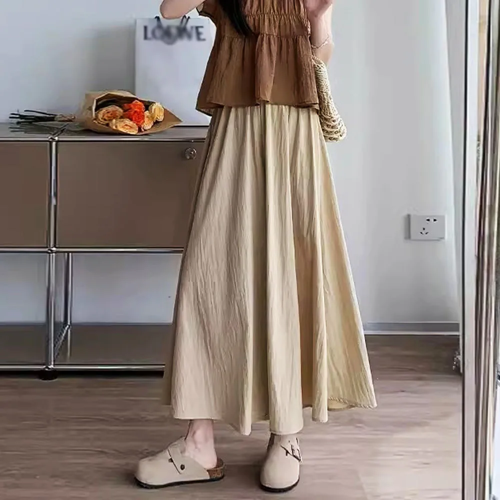 

Women's Summer Clothes Baggy Wide Leg Pants Trousers Casual Skirts Pants Party Tutu Puffy Skirt Elegant