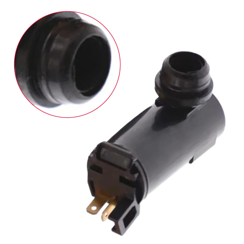 Pompa Jet Motor Pembersih Kaca Depan 2 Pin Universal untuk Kendaraan, Motor Tangki Pembersih Kaca Depan 12 V DC