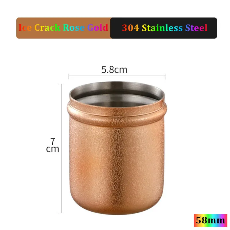 58mm Coffee Dosing Cup,304 Stainless Steel Powder Receiving Cup,Aroma Sniffing,Coffee Bean Weighing Cup,Espresso Dosing Tools