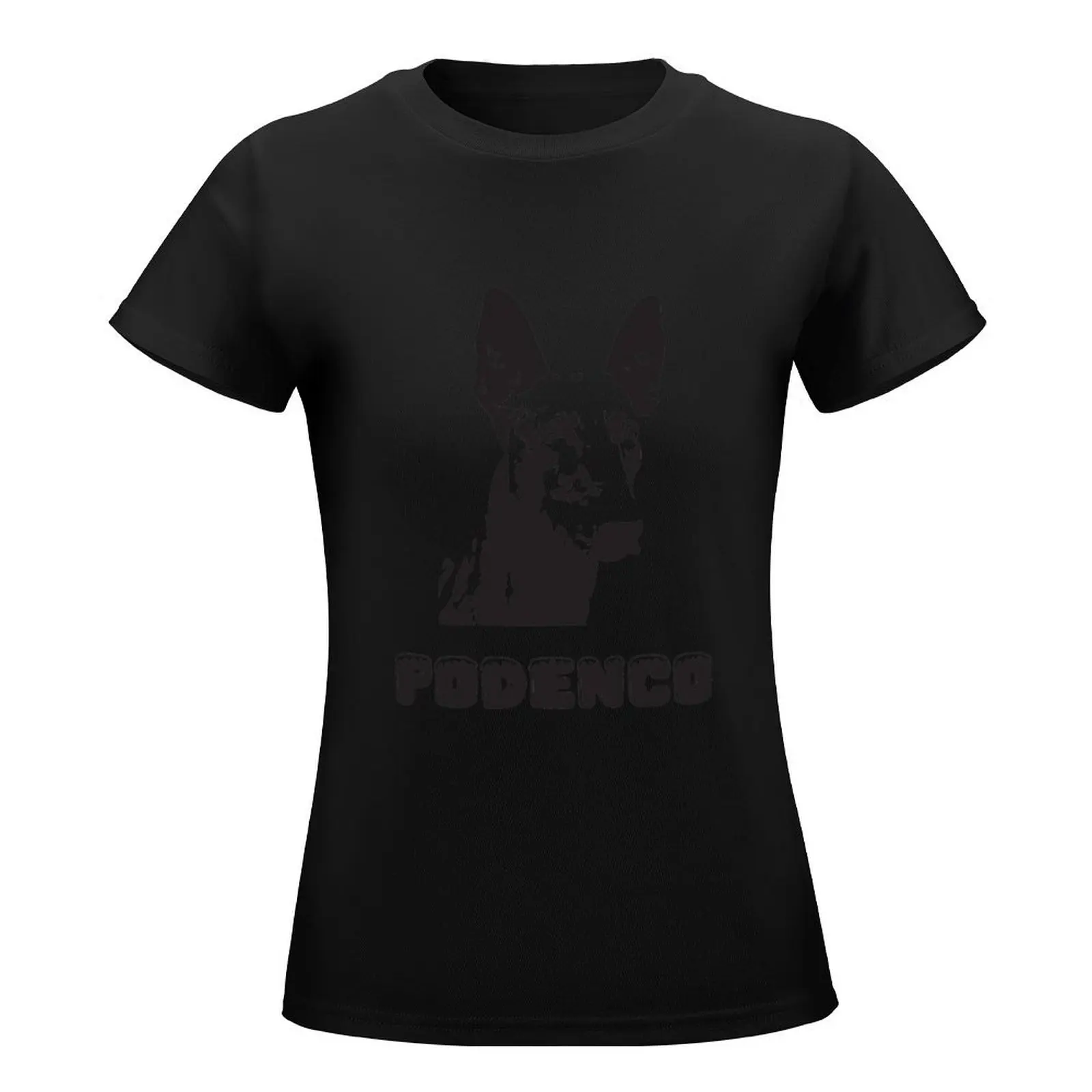 Podenco Canario T-Shirt Short sleeve tee shirts graphic tees Summer Women's clothing