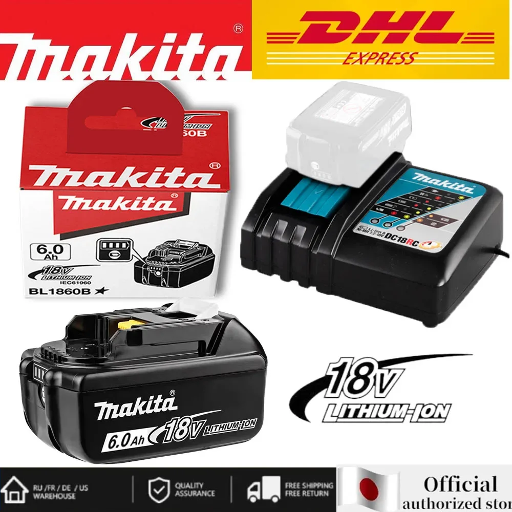 Makita 18V 6.0Ah Battery - Compatible with BL1830/BL1840/BL1850 - Best Price!