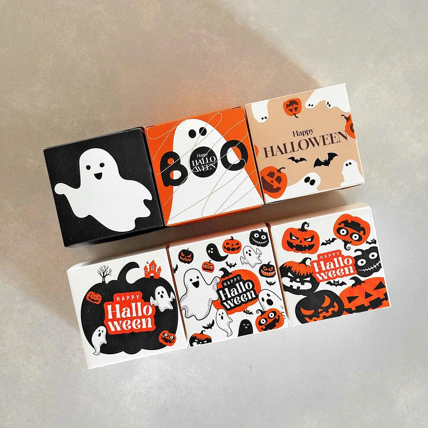 Spirit Box Transparent Halloween Ghost Pumpkin Cartoon Candy Box Children's Day Gift ...