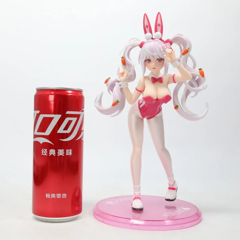 Bunny Girl, Victory Goddess Alice Nikke, 2D Anime Model Figure, Beautiful Girl Desktop Ornament, Gift Case