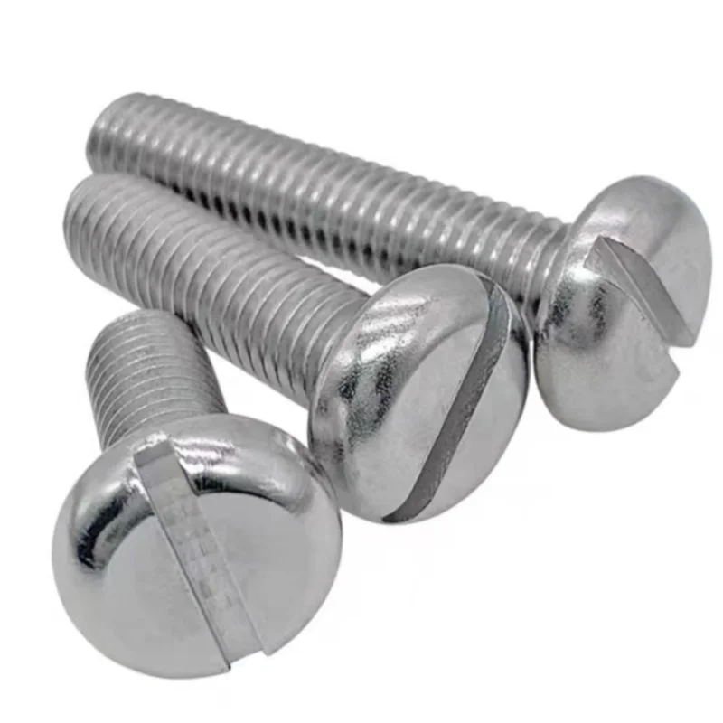 10 Pcs UNC UNF 10#-24 10#-32 1/4-20 5/16-18 Stainless Steel 304 American Standard Pan Head Slotted Coarse Thread Screw
