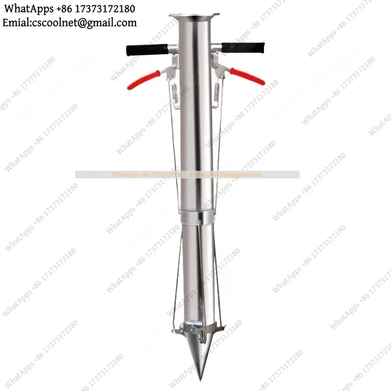 JS02 Stainless Steel Seedling Transplanter, Vegetable Garden Planting Tool, Rapid Pepper Seeder, Agricultural Hand Tools