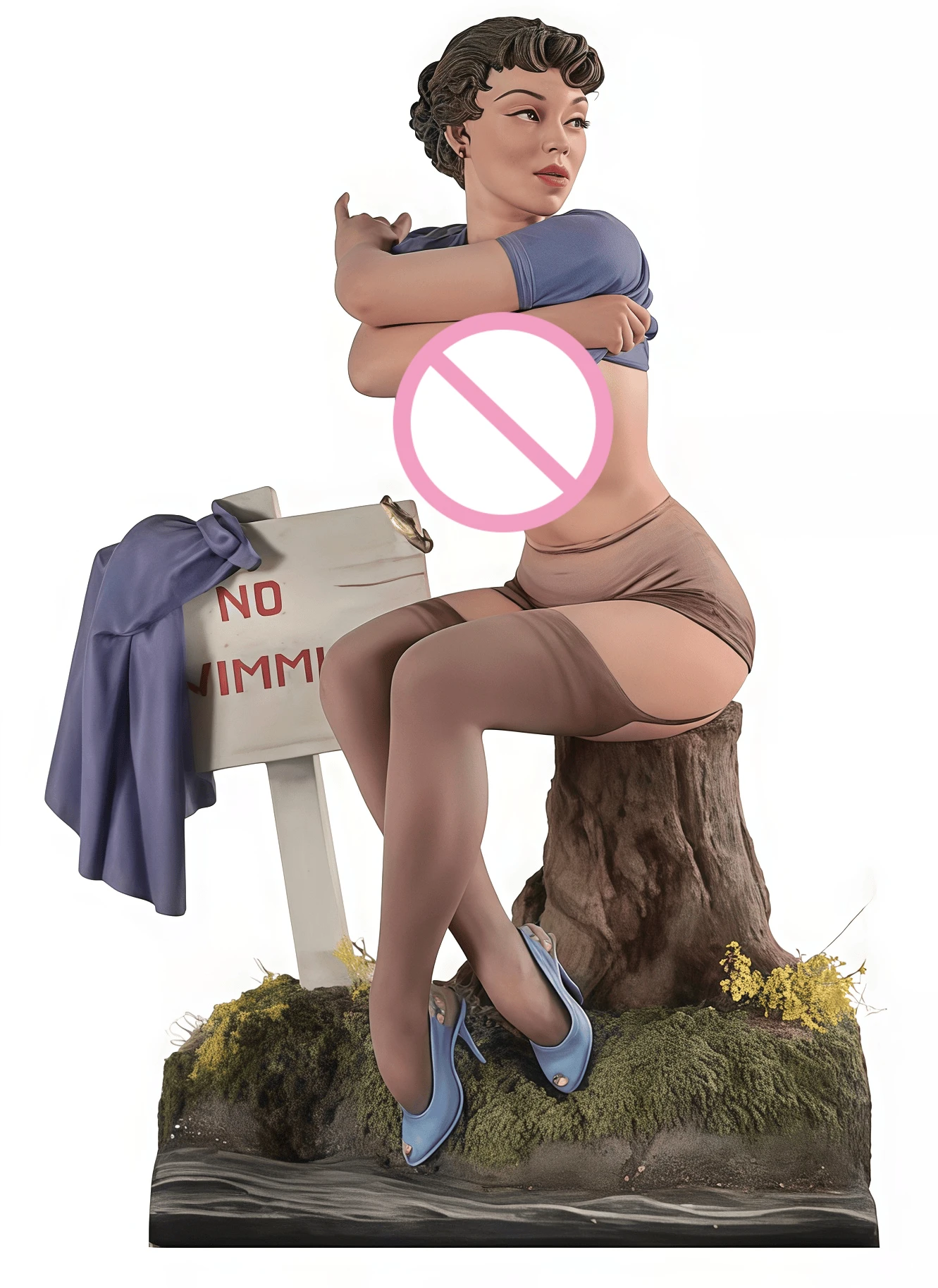 

1: 20 Die Casting Resin Model Assembly Kit, GK, Beautiful Girl, Unpainted（80mm）