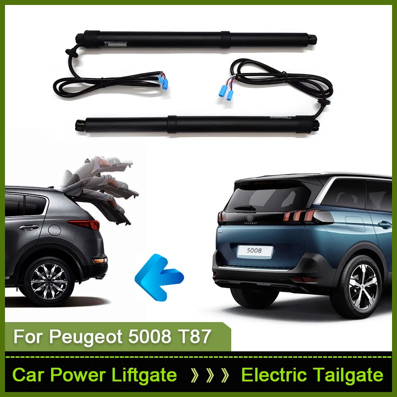 For Peugeot 5008 T87 2017~2024 Car Electric Tailgate Lift System Kit Auto Tail Gate Opener Automatic Lifting Rear Door for Trunk