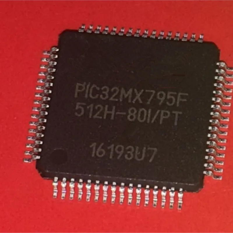 PIC32MX795F512H-80I/PT  tqfp64 5pcs