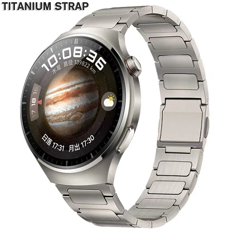 22 مللي متر حزام التيتانيوم المغناطيسي لساعة هواوي GT5/4/3Pro 46 مللي متر 4/3 برو في نهاية المطاف الفرقة ل Amazfit التوازن GTR 4/3/2 47 مللي متر سوار
