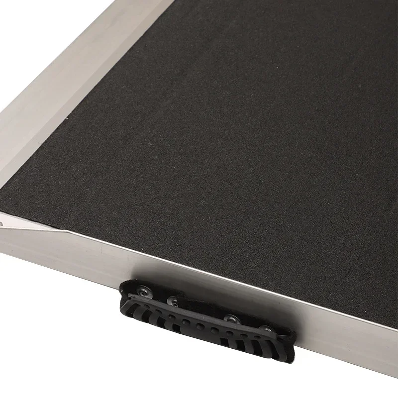 Stairs Steps Ramp Plate, Accessible Ramp Wheelchair Cart Up Steps Loading Aluminum Alloy Ramp