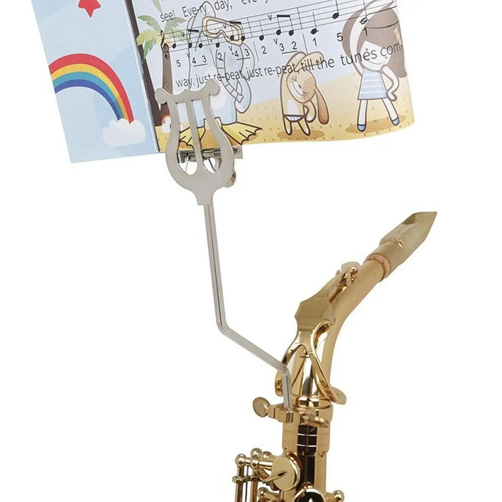 Alto Saxophone Sheet Music Clip Saxophonists Beginner Marching Spectrum Clip