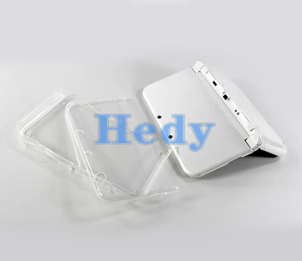 1 комплект для консоли Nintendo New 3DS XL, пластиковый прозрачный кристаллический защитный жесткий чехол из ТПУ, чехол для нового 3DSXL LL