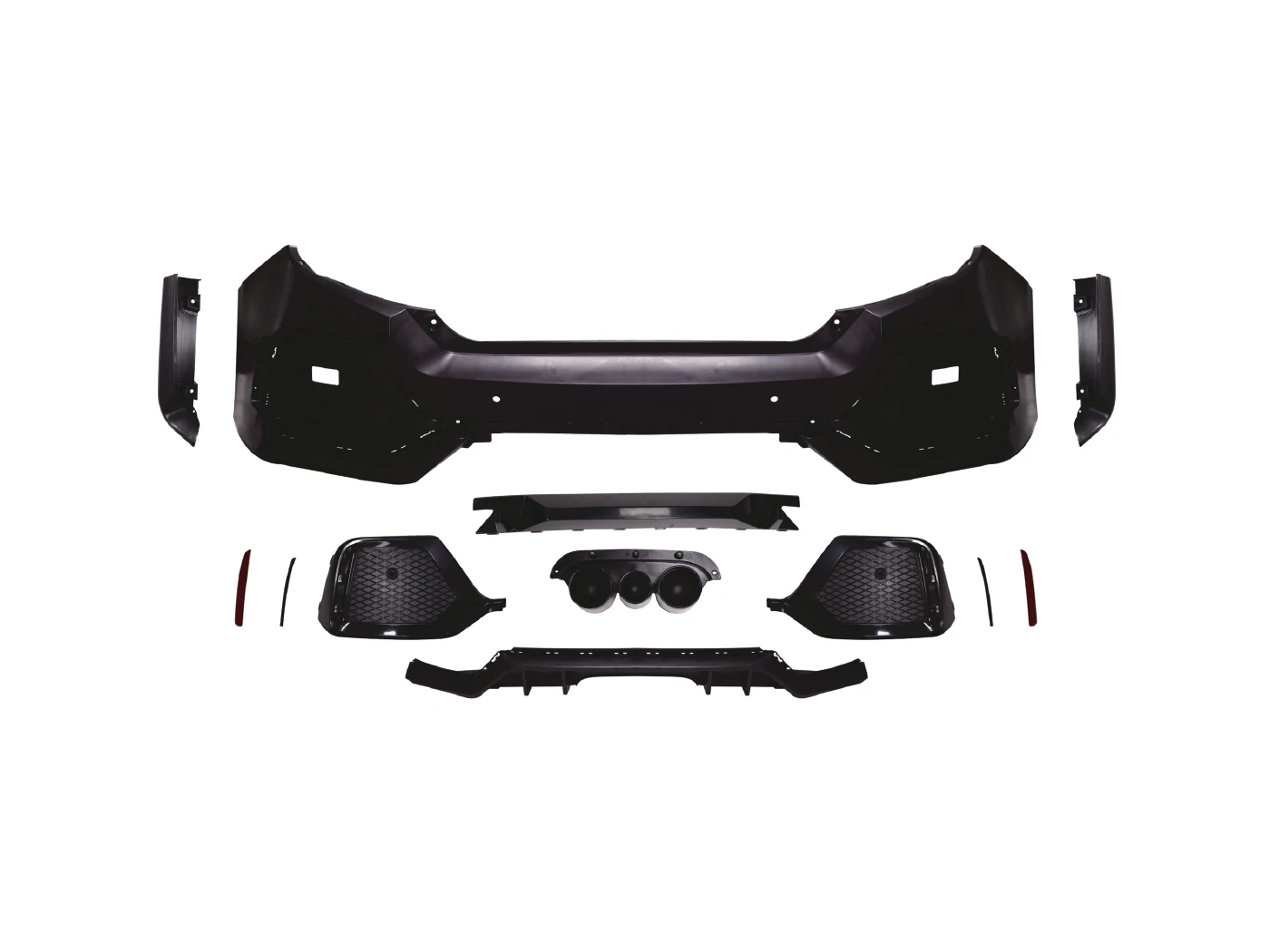 Body Upgrade Kit for Honda Civic 16-18 Modification and Upgrade Typer Front and Rear Bumper