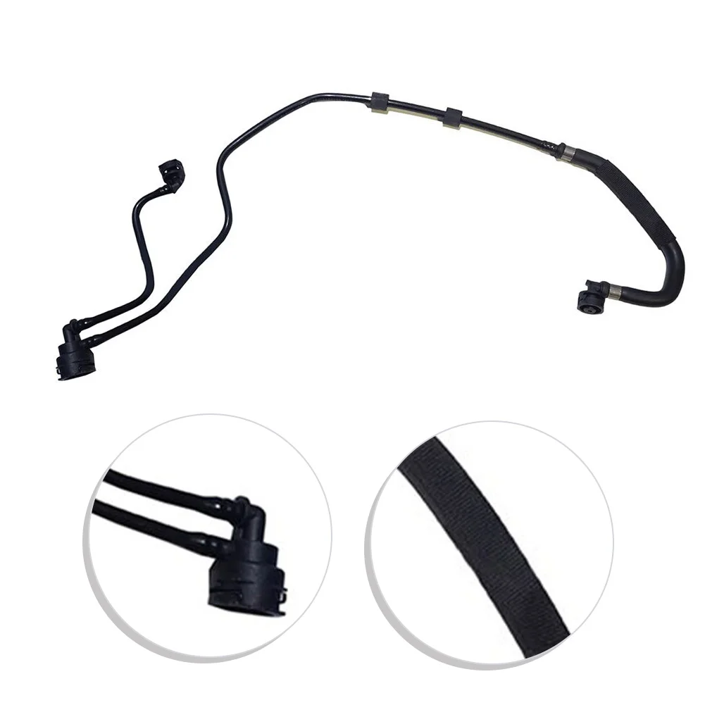 Coolant Bleed Line Pipe A2135010625 Black Rubber Hose For Benz For GLC43 E43 E450 4Matic 2017-2023 Cooling System Replacement