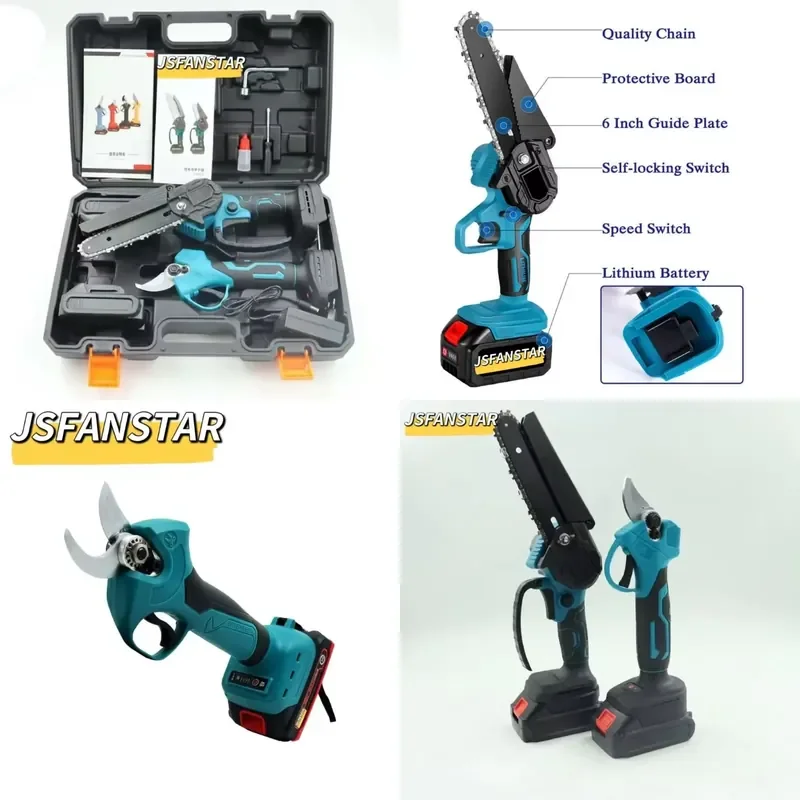 Small Total Top Handle Battery Wall Chain Saw Cutting Machine Cordless Scissors From Factory