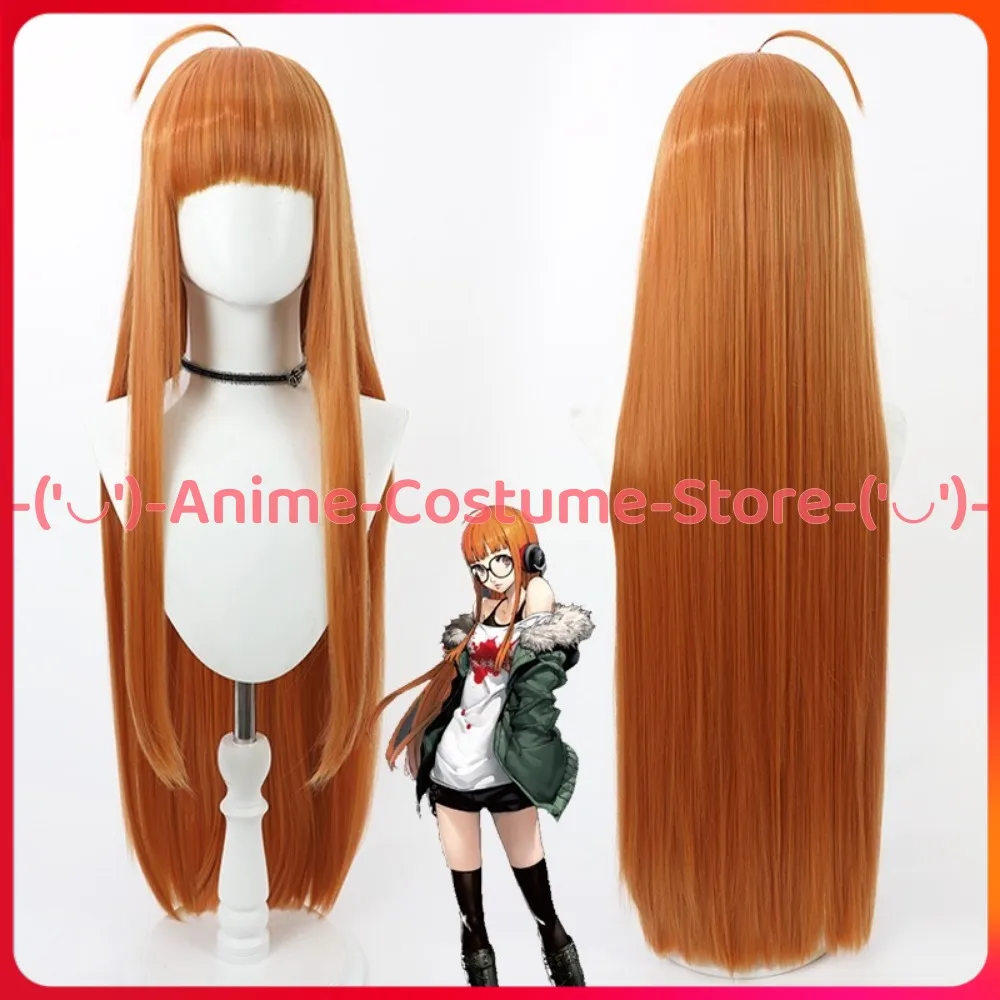 

Персона 5 Сакура Футаба, парик для косплея, аниме, игровой персонаж, Хэллоуин, карнавальный костюм для вечеринки, парики, термостойкие синтетические волосы