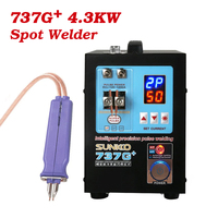 4300W Spot Welder 737G+ 110V / 220V High Power Automatic Pulse Spot Welders With Pen Use Battery Pack Welding Machine Tools