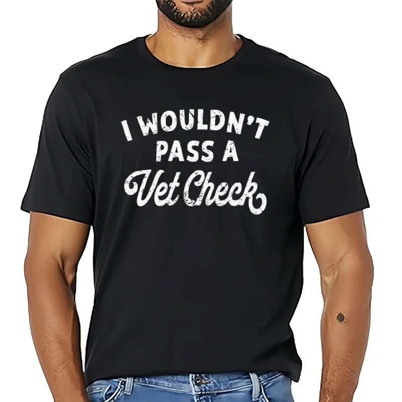 No paseo un veterinario comprobar divertido conducción sarcástica diciendo camiseta lavado homme gráfico suave cómodo