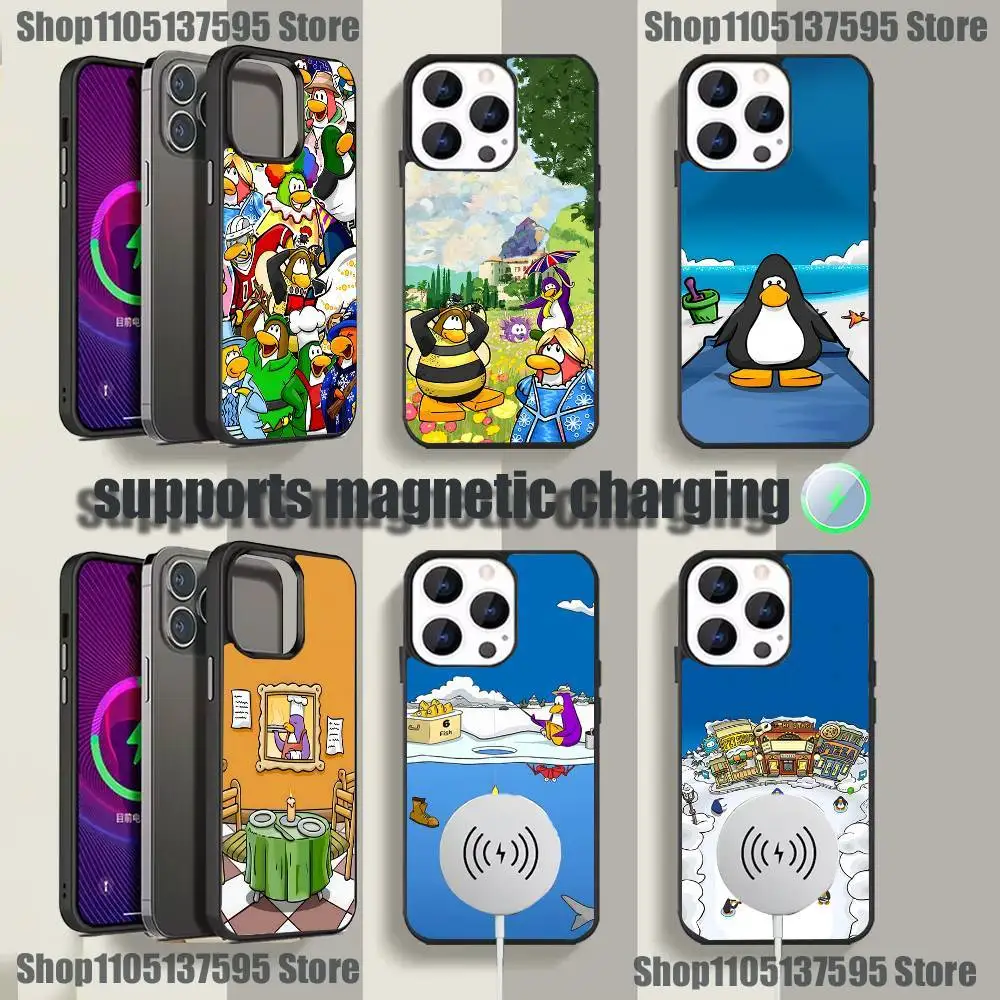 

Game C-Clubs P-Penguin-ns Phone Case For iPhone 17,16,15,14,13,12,11,Pro,Max,Plus,Mini,SE4,E Magnetic Magsafe Wireless Charging