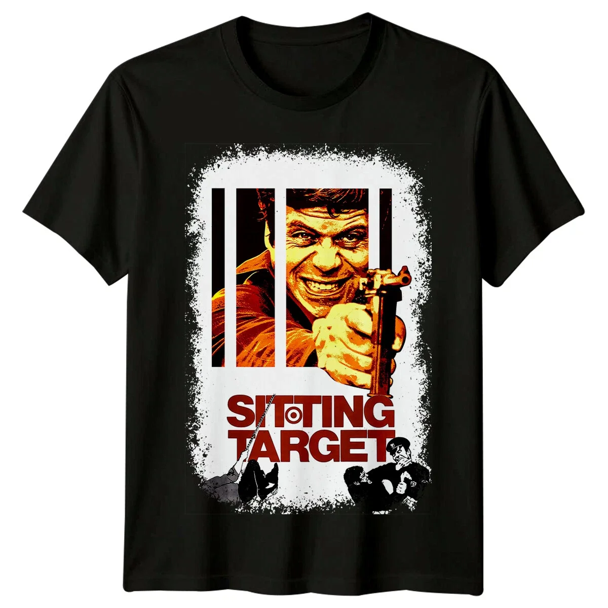 Sitting Target (1972) Movie Poster Inspired T-Shirt Retro 70s Tee Unisex