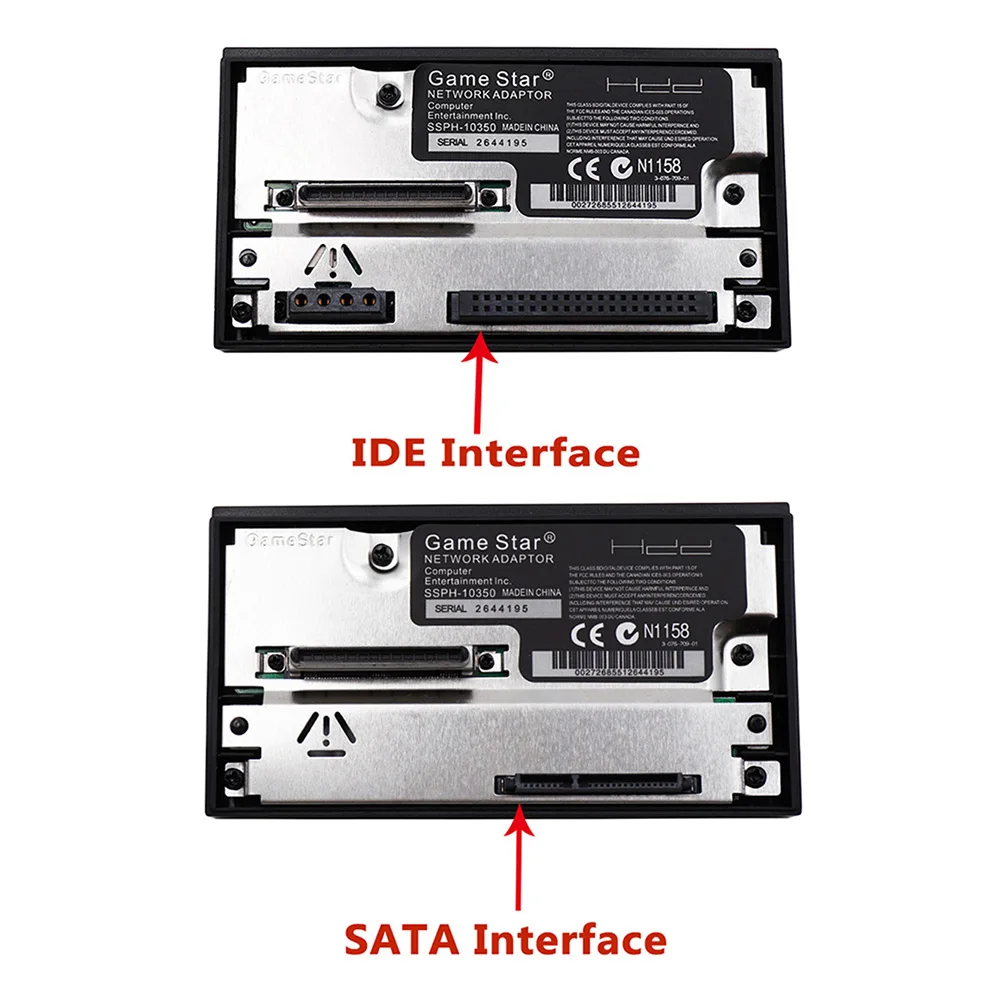 SATA Interface Network Card Adapter For PS2 Fat Game Console SATA HDD For Playstation 2 Fat 2.5/3.5Inch HDD Gaming Accessories