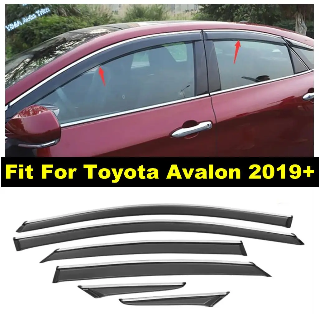 

For Toyota Avalon 2019 - 2022 Car Side Window Visor Guard Vent Cover Trim Awnings Shelters Shade Raincoat Exterior Accessories