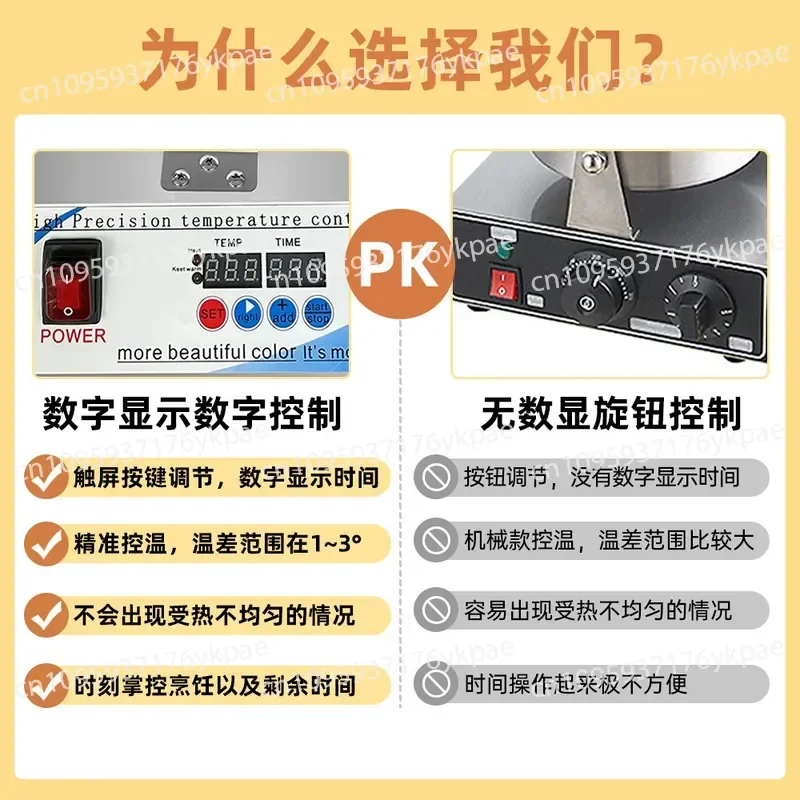 Hamburger Machine, Commercial Electric Heating Explosion UFO Flying Saucer Bread Sandwich