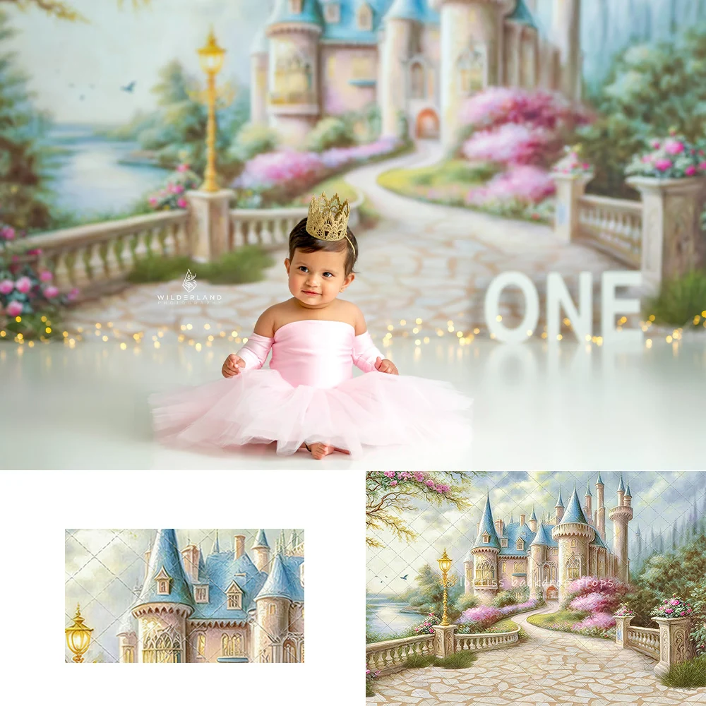 

Fantasy Castle Backdrrops Kids Adult Photography Child Baby Photocall Decors Art Countryside Backgrounds