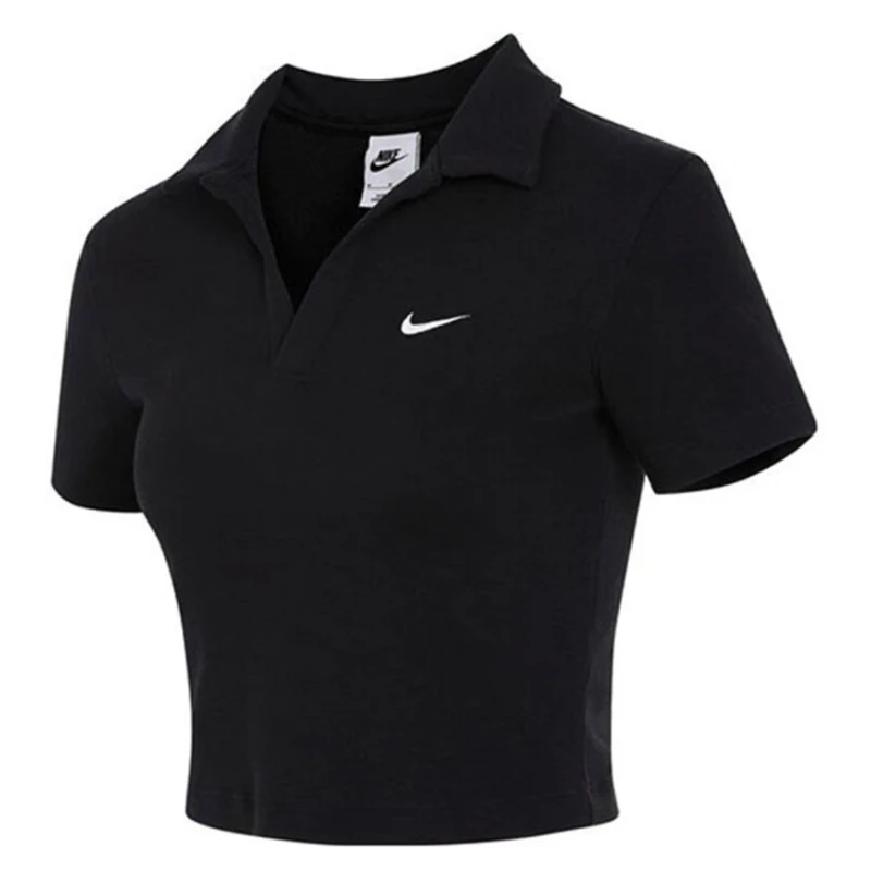 Camisa polo feminina nike as w nsw essntl ss crp to, original, nova chegada, manga curta, roupa esportiva