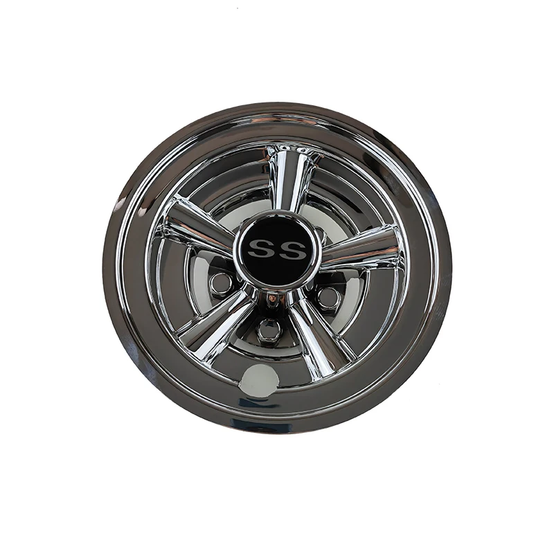 

4 PCS Golf Cart 8-inch Wheel Hub Decorative Cover For Clubcar EZGO YAMAHA Golf Cart