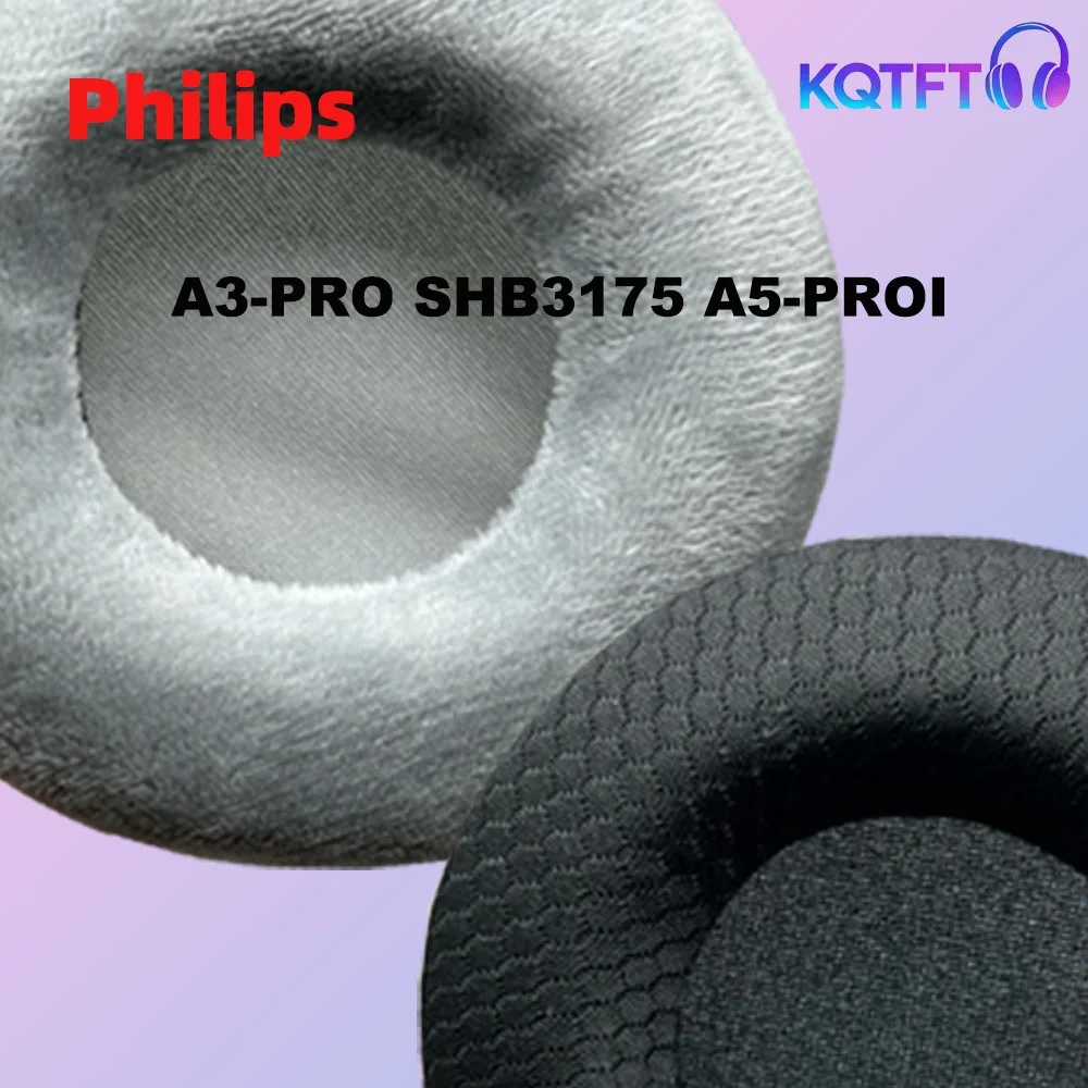 Replacement Ear Pads for Philips A3-PRO SHB3175 A5-PROI Parts Leather Cushion Velvet Earmuff Headset Sleeve Cover