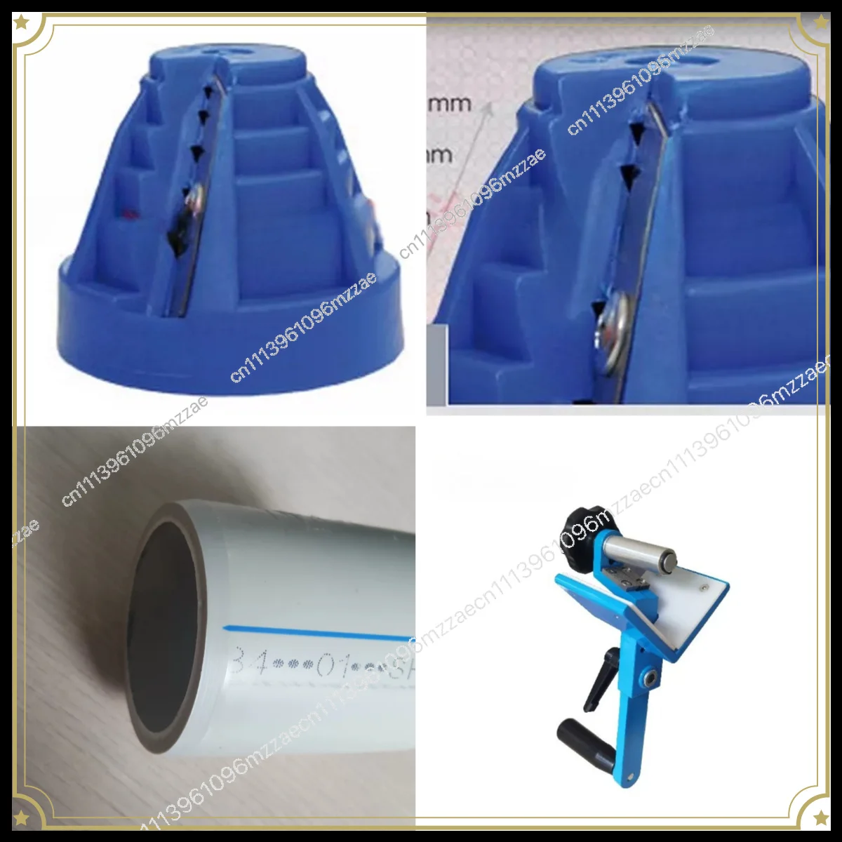 Plastic PVC Pipe Outer Chamfer PE Pipe Trimming Chamfering Tool