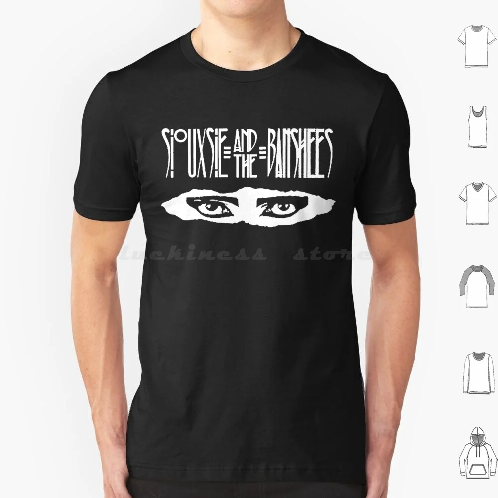 Siouxsie y Banshees camiseta de algodón hombres mujeres DIY estampado Siouxsie y los Banshees Siouxsie y los Banshees manga larga