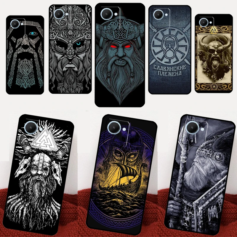 Odin Slavic Gods Case For Realme GT Neo 5 3 2 3T 2T 8 10 11 9 Pro Plus C21Y C11 C15 C25 C30 C31 C33 C35 C55