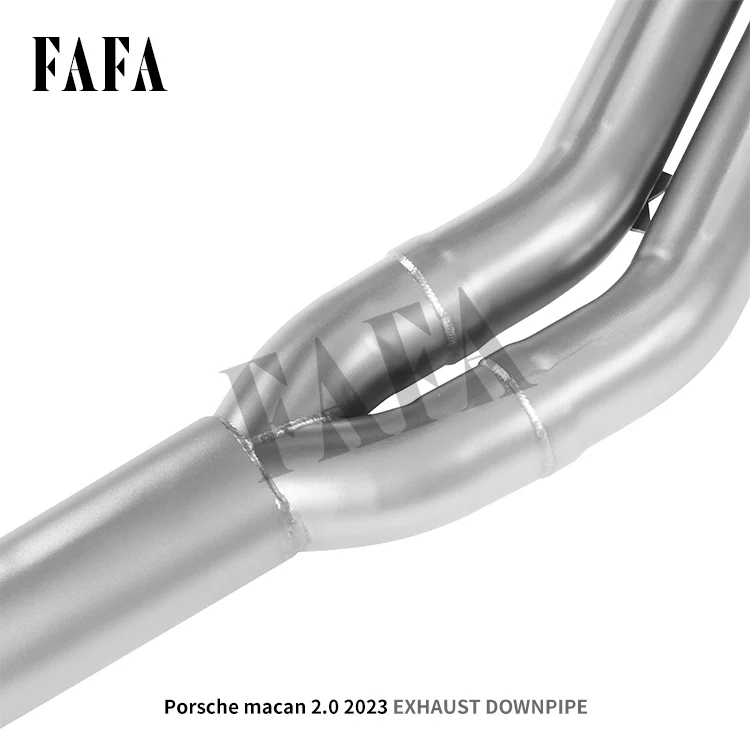 For   2.0 2023 Exhaust System Middle Tail Section Electric Valve Cat Back Exhaust Pipe Muffler with Heat Insulation